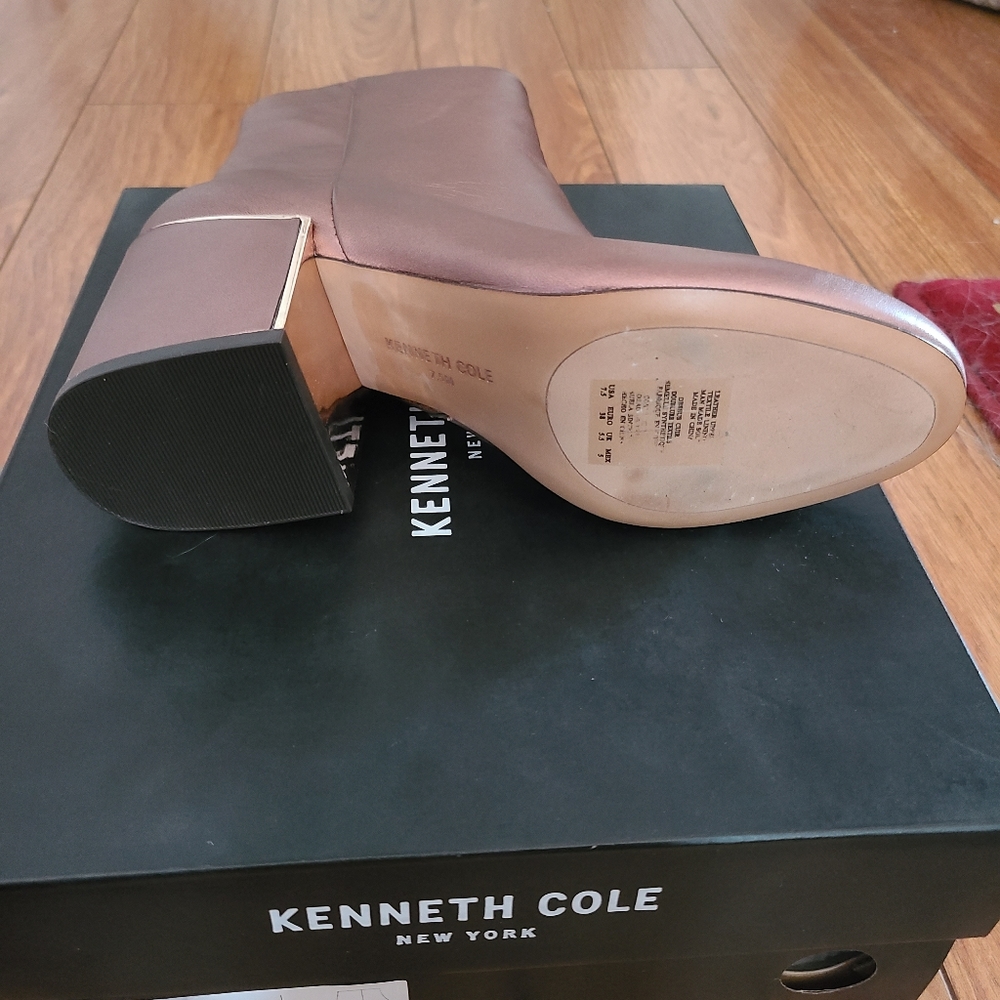 NEW Kenneth Cole Reeve 2 leather bootie - Picture 5 of 9